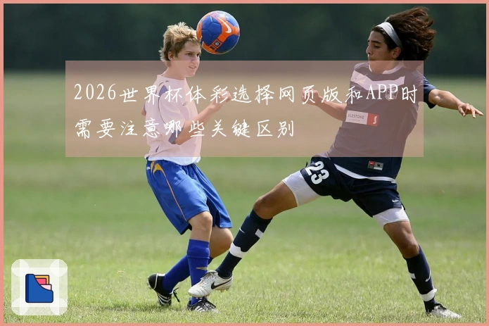 2026世界杯体彩选择网页版和APP时需要注意哪些关键区别